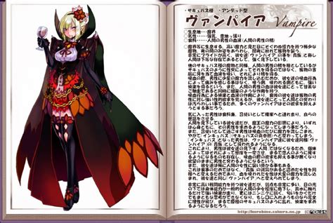 Vampire Monster Girl Encyclopedia Drawn By Kenkou Cross Danbooru