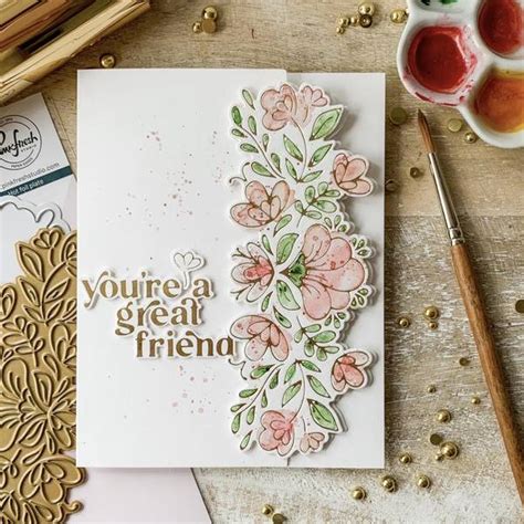 Pinkfresh Studio Charming Floral Border Bundle Papiria