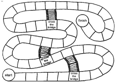 Make Your Own Board Game Printable Board Games Board Game Template