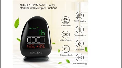 Fine inhalable particles, with diameters that are generally 2.5 micrometers and smaller. NOKLEAD Air Quality Monitor PM2.5 Review - YouTube