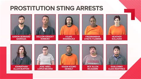 10 Arrested In Bell County Prostitution Sting