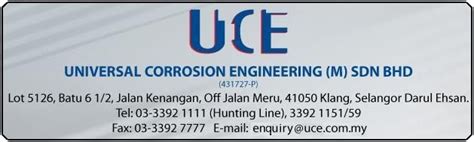 Avp engineering (m) sdn bhd. Food & Drink & Recipes: Universal Corrosion Engineering (M ...