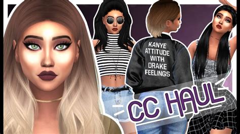 The Sims 4 Cc Haul Skins Long Maxis Match Hairs And Eyelashes Mobile
