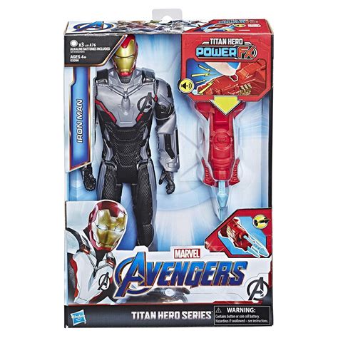 Marvel Avengers Endgame Titan Hero Series Power Fx 20 Iron Man Action