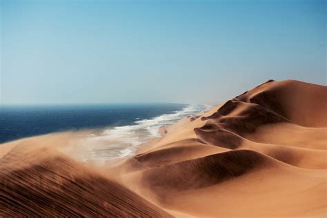 Namib Vs Ocean Hd Wallpaper Background Image 2048x1367
