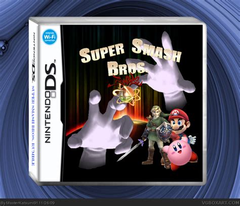 Super Smash Bros Rumble Nintendo Ds Box Art Cover By