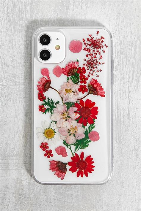 Cellularoutfitter.com has been visited by 10k+ users in the past month Red Pressed Flowers iPhone 11 Case i 2020