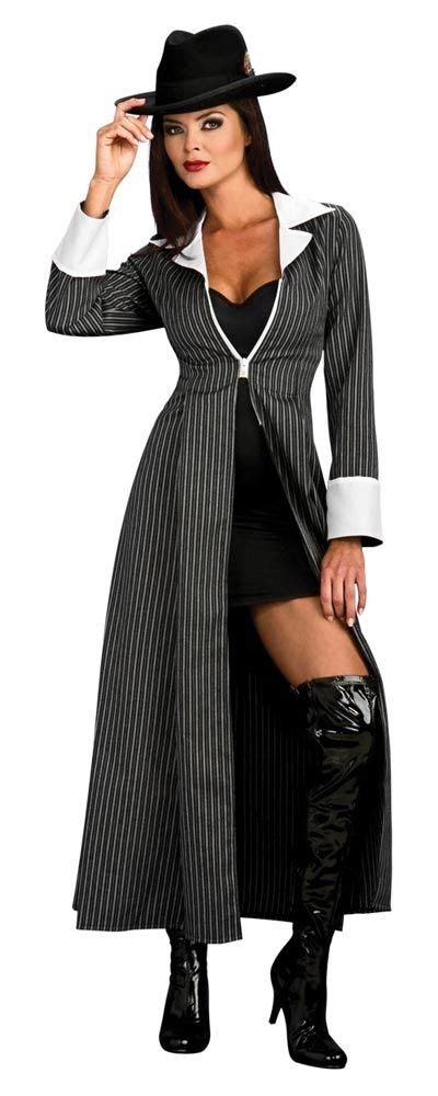 Womens Gangster Coat Mr Costumes Costumes For Women Gangster Costumes Gangster Halloween