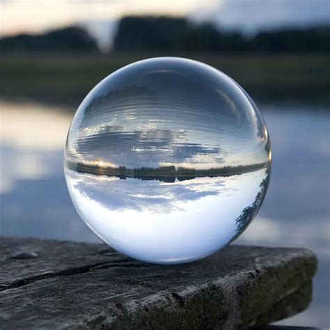 80mm Clear Crystal Ball Photography Fengshui Meditation Glass Sphere Healing Magic Crystals Ball