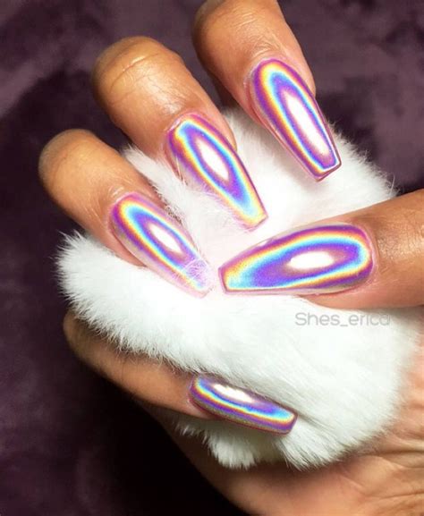 7618 best Hand to Toe images on Pinterest | Coffin nails ... 27 irresistible holographic nail polish ideas from the leading trends.