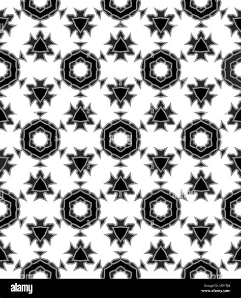 Seamless Monochromatic Triangle Pattern Cut Out Stock Images And Pictures