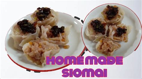 How To Cook Siomai Home Made Youtube
