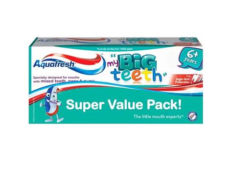 Nhg Pharmacy Online Aquafresh Big Teeth Toothpaste 6years 2x50g