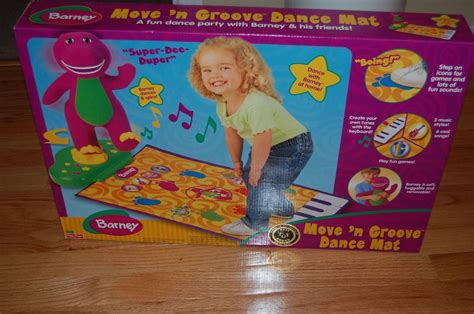 Fisher Price Barney Move N Groove Dancing Mat Game Vintage Toy New In