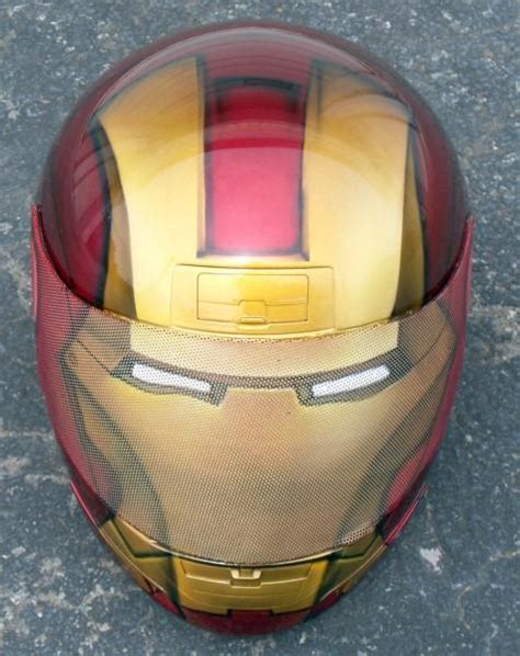 Iron Man Motorcycle Helmet Made For Iron Men