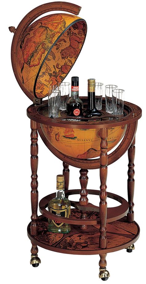 Old World Globe Bar Globe Drinks Cabinet Globe Bar Globe Decor