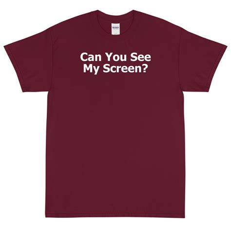 Can You See My Screen Shirt Etsy
