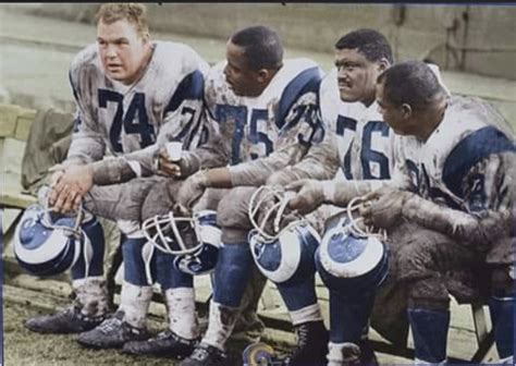 sports days past on twitter la rams famed ‘fearsome foursome merlin olsen deacon jones