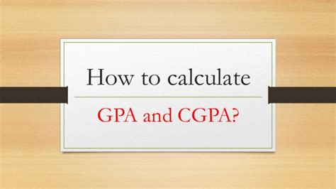 Calculate cgpa or percentage as per your choice. How to calculate GPA & CGPA?