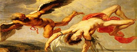 The Myth Of Ikaros & Daedalus Icarus & Daidalos Greek Mythology Ikarus ...