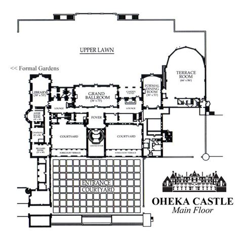 Oheka Castle Ground Plan The Great Gatsby Pinterest Floors