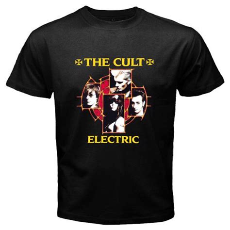 Custom Shirts O Neck Short Sleeve Fashion Mens New The Cult Rock Band