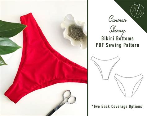 Reversible Bikini Bottoms Sewing Pattern Pdf Womens Etsy Swimwear