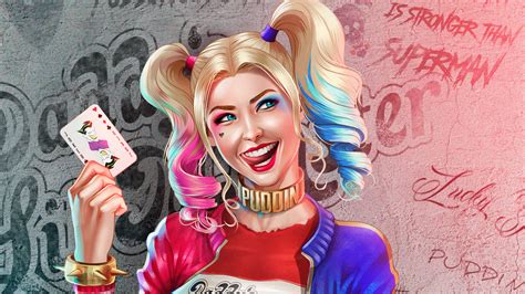 Harley Quinn Stronger Than Superman 4k Wallpaperhd Superheroes