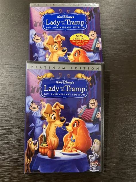 LADY AND THE Tramp DVD 2006 Two Disc 50th Anniversary Platinum