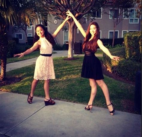 Kira And Her Friend Posing For Pictures The Thundermans