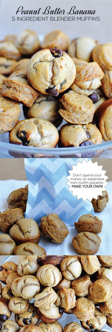 These blender muffins are simple thanks to the blending process. 5 Ingredient Blendtec Blender Peanut Butter Banana Muffins ...