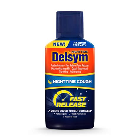 Delsym Fast Release Nighttime Cough Liquid, 6 OZ (FSA Eligible) - CVS