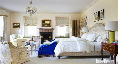 Green is one of the best colors to use in the bedroom because of how easily it blends with just about every other hue. Christopher Maya - Georgian Home Design