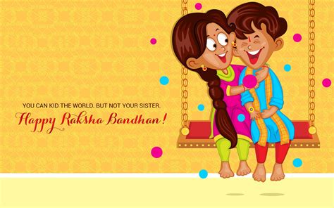 Rakshabandhan Brother Sister Hd Wallpaper Happy Raksha Bandhan Rakhi Brother Sister Love