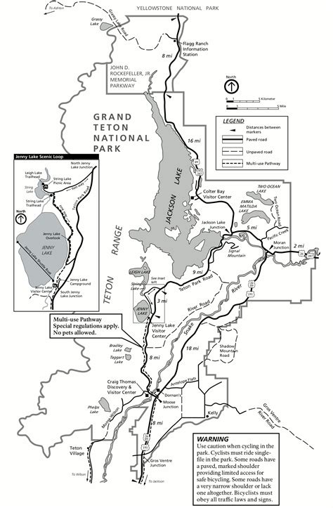 Filenps Grand Teton Bicycle Map Wikimedia Commons