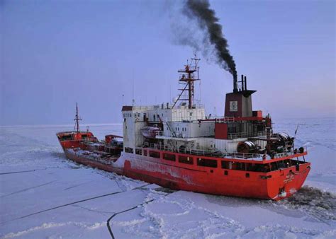 Local Ice Breaker Tanker Deliver Fuel To Iced In Nome