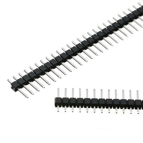 20pcs Electrical Header Connector 254mm Pitch 40 Pins Header Strip