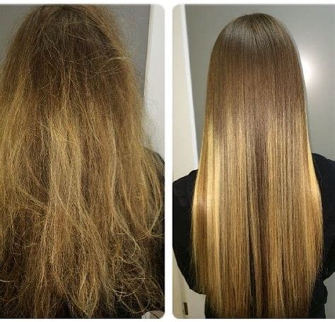 Oiling your hair after a keratin treatment helps to smooth the hair shafts to avoid tangling and breakage. DIY Hair Lamination Mask for Super Shiny Hair AKA Gelatin ...