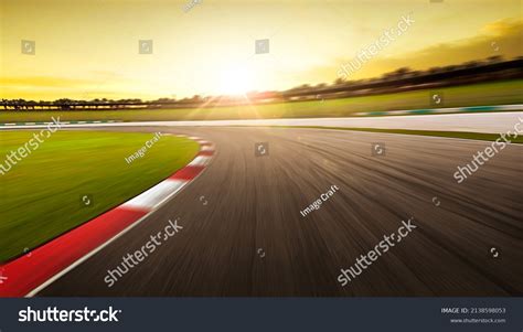 Sunset Motion Blurred Race Track Stock Photo 2138598053 Shutterstock