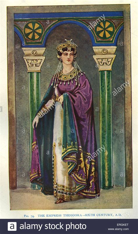 Empress Theodora C 500 548 Wife Of Byzantine Emperor Justinian I C