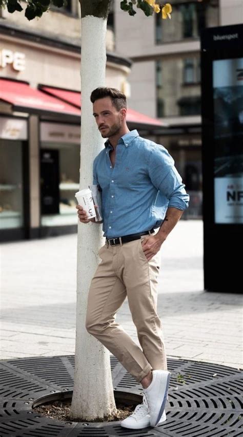 Khaki Pants For A Casual And Fresh Look Men Outfit Ideas Picture By Lifestyle By Ps Khaki
