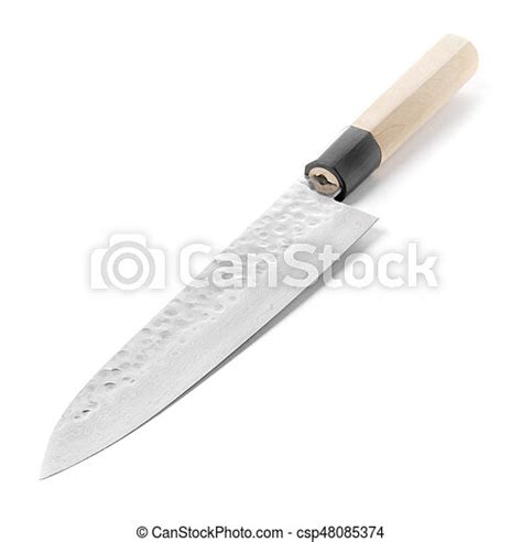 If you need japanese chef knives, you've come to the right place. Japanese traditional kitchen chef knife (gyuto) isolated ...