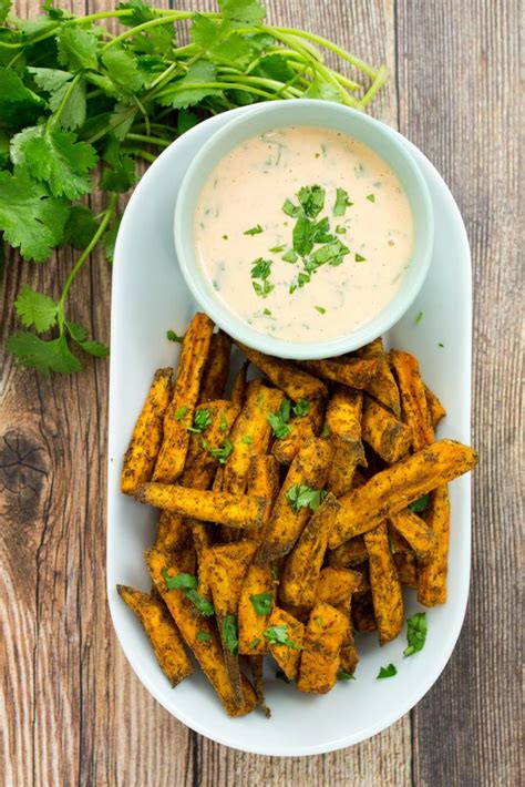 Sweet potatoes are considered more nutrient rich than regular potatoes and the sweetness of the sweet potatoes pairs perfectly with sea salt and not in the mood for sweet potato fries? Sweet Potato Fries with Sriracha Aioli is chili spices ...
