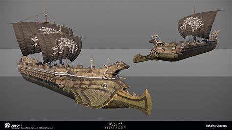 Artstation Assassins Creed Odyssey Boats Tiphaine