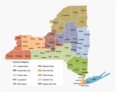 New York State Regions Map