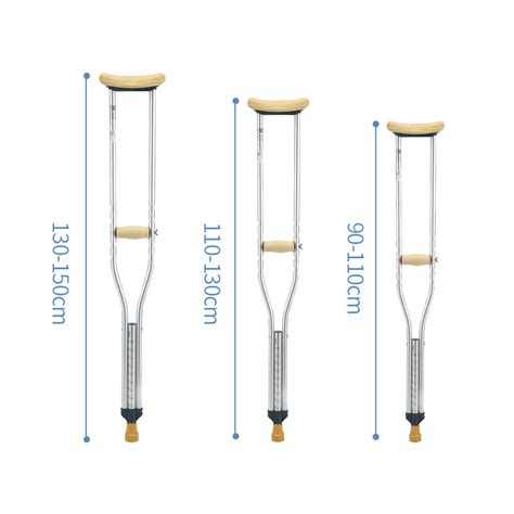 Supply Height Adjustable Axillary Crutch For Disabled Wholesale Factory
