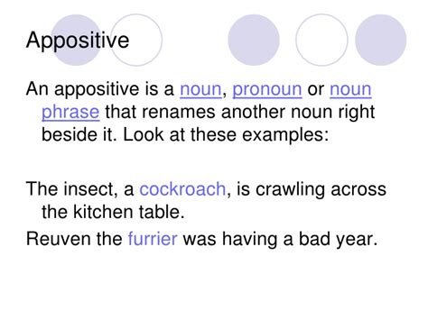 Appositives And Appositive Phrases 2
