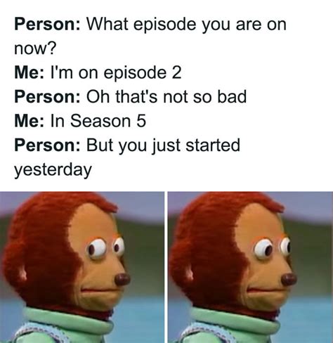 this sums up my wife s method of watching a show perfectly 9gag