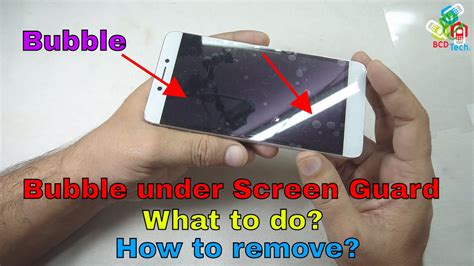 Bubble Inside Screen Protector What To Do How To Remove Youtube