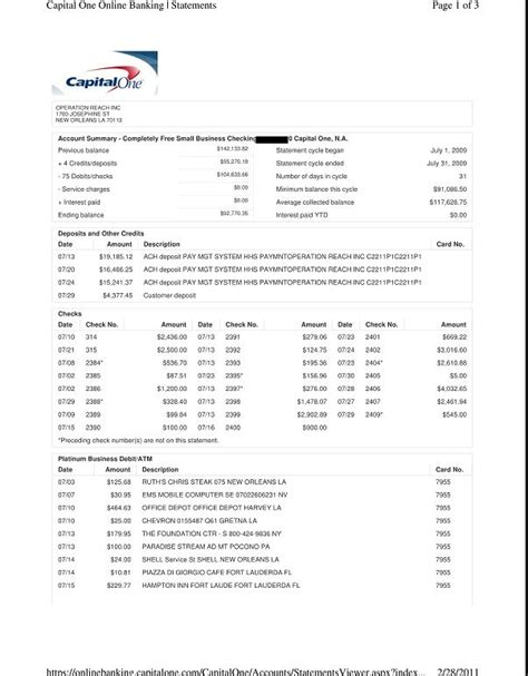 How To Extract Data From Capital One Bank Statements Using And